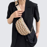 Sac banane bandoulière bohème beige