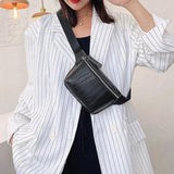 Petit sac banane femme en cuir