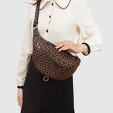 Banane femme luxe marron