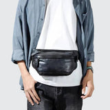 Banane homme en cuir haut de gamme