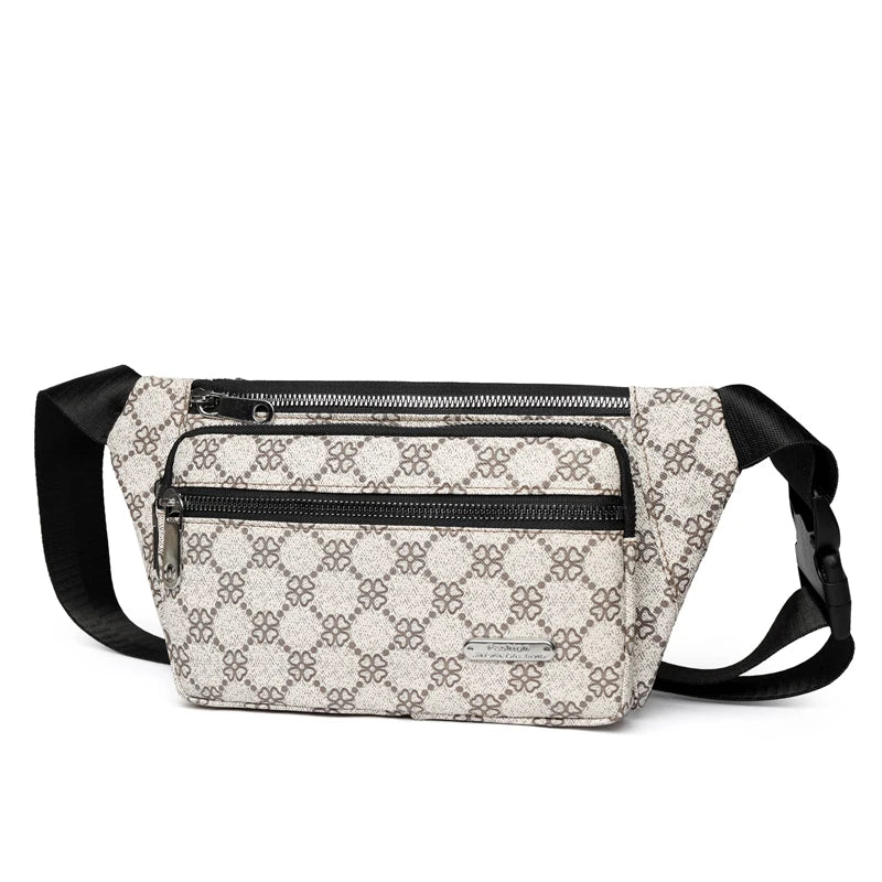 Banane homme luxe en tissu blanche