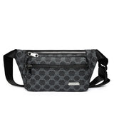 Banane homme luxe en tissu noir