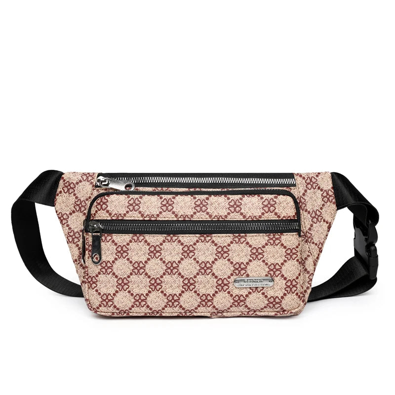 Banane homme luxe en tissu rose