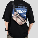 Banane homme luxe en tissu rose