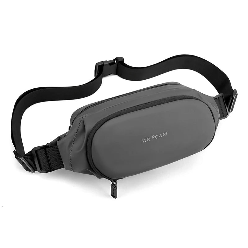 Banane homme tendance ovale grise