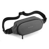 Banane homme tendance ovale grise