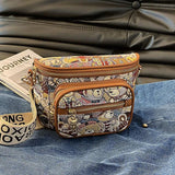 Banane bandoulière femme beige