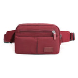 Banane sac compacte multifonction imperméable rouge