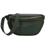 Banane sac femme cuir vert
