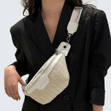 Banane sac femme tendance en paille