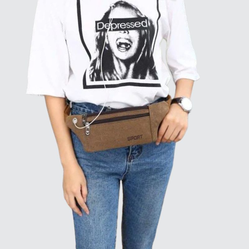 Banane sport casual marron