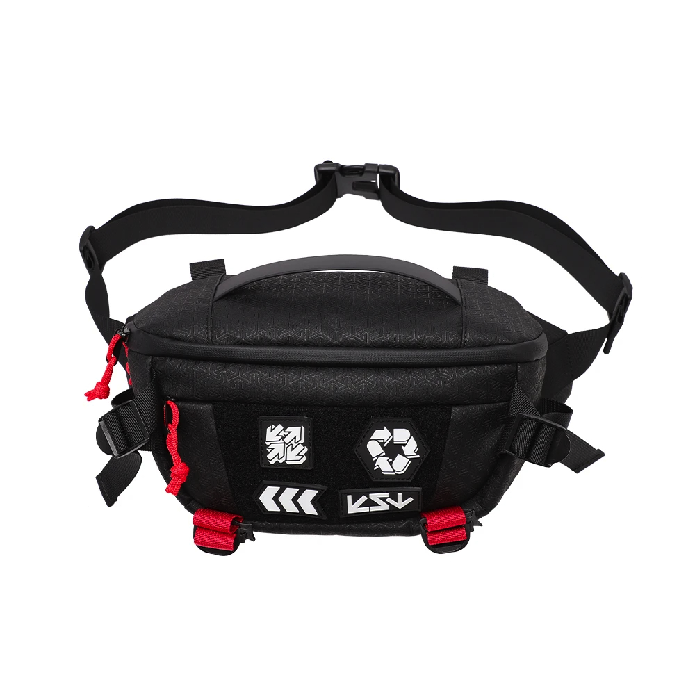 Banane sport noire avec sangles réglables