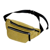 Banane velours côtelé jaune