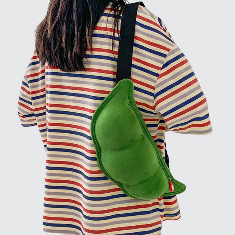 Banane velours en forme de haricot