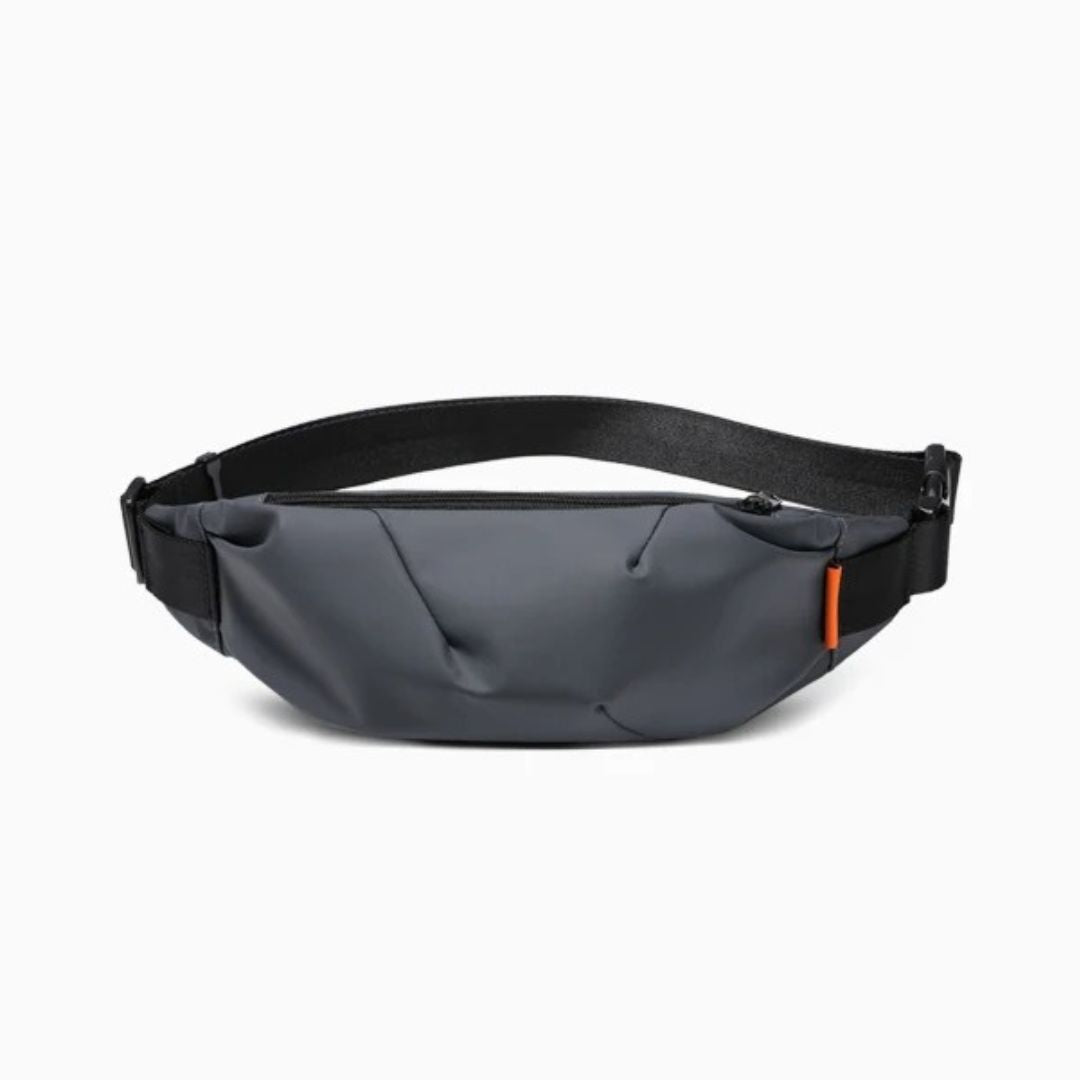 Sac banane imperméable gris