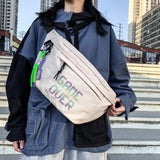 Grand sac banane blanc