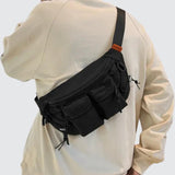 Grand sac banane noir