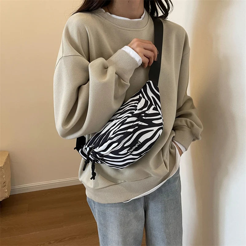 Sac banane animal zébre