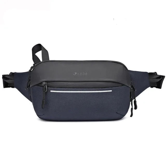 Sac banane homme tendance bleu