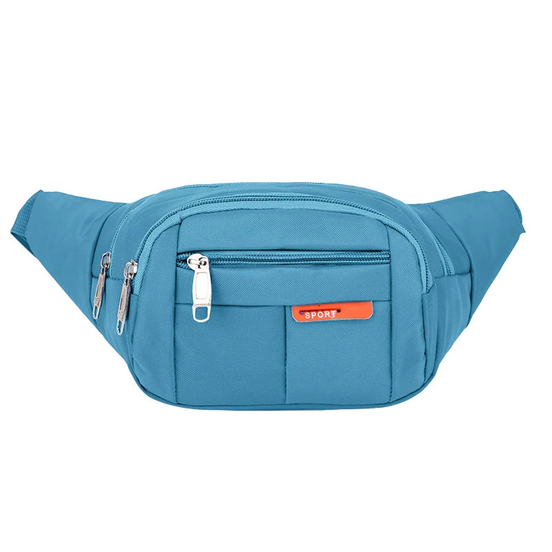 Sac banane sport bleu