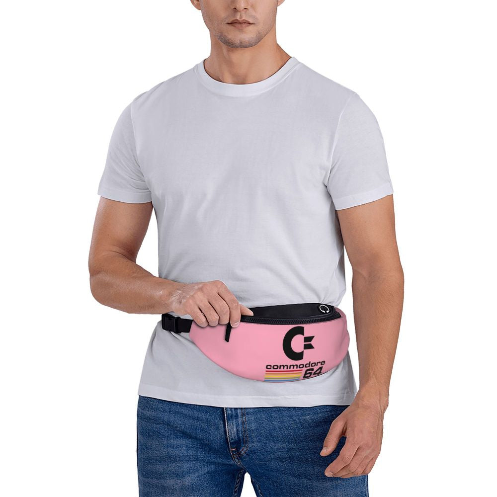 Sac Banane en Tissu Commodore rose