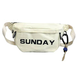 Sac banane XXL imperméable blanc