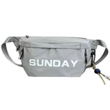 Sac banane XXL imperméable gris