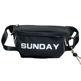 Sac banane XXL imperméable noir