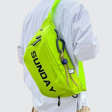 Sac banane XXL imperméable vert