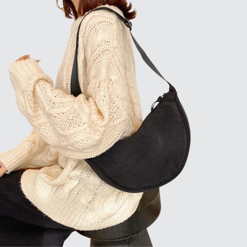 Sac banane bandoulière noire