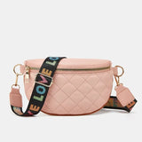 Sac banane bandoulière rose femme