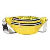 Sac banane jaune brillant