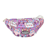 Sac banane enfant lapin violet