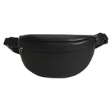 Sac banane femme cuir tendance noir