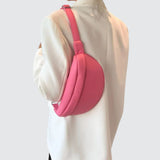 Sac banane femme cuir tendance rose