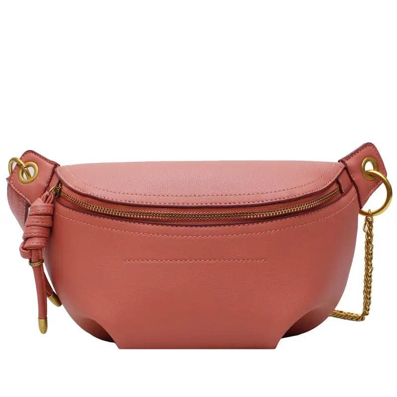 Sac banane femme luxe en cuir