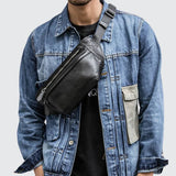 Sac banane homme en cuir haut de gamme