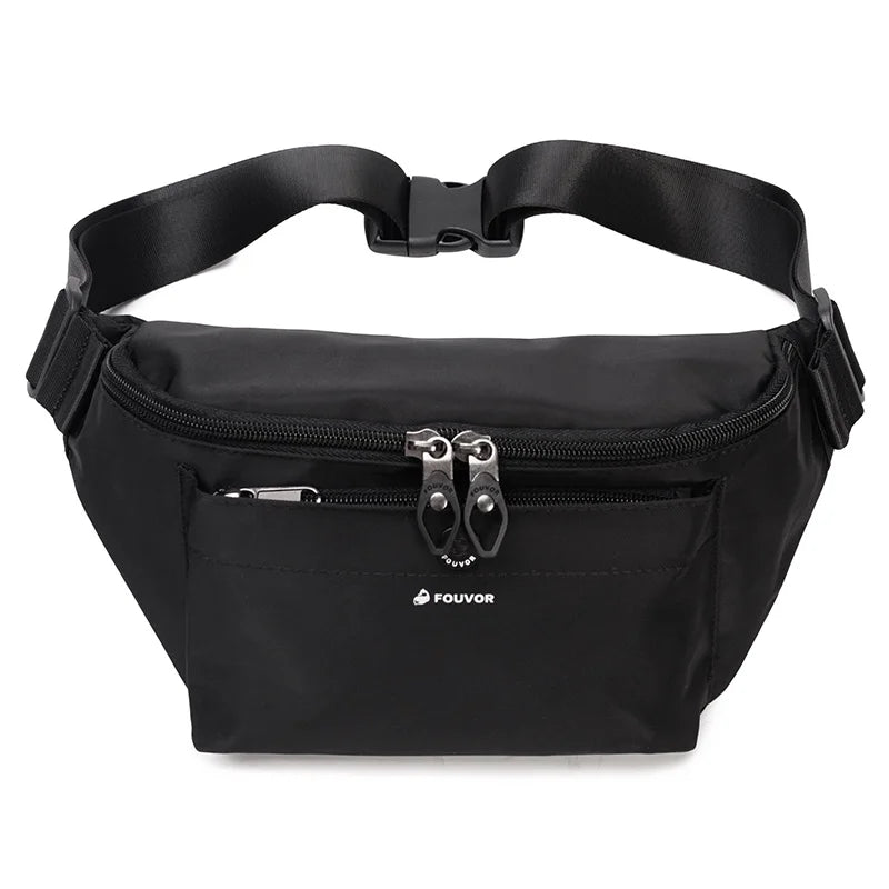 Sac banane imperméable sport léger noir
