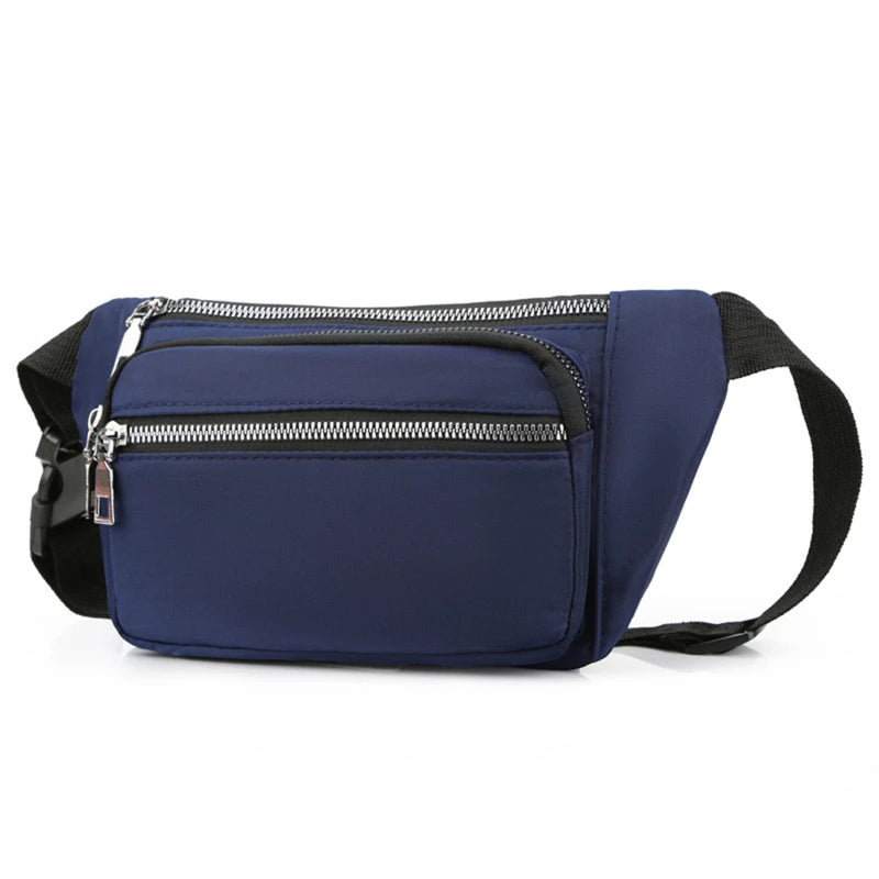 Sac banane imperméable unisexe bleu