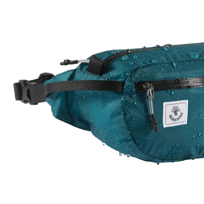 Sac banane imperméable vert