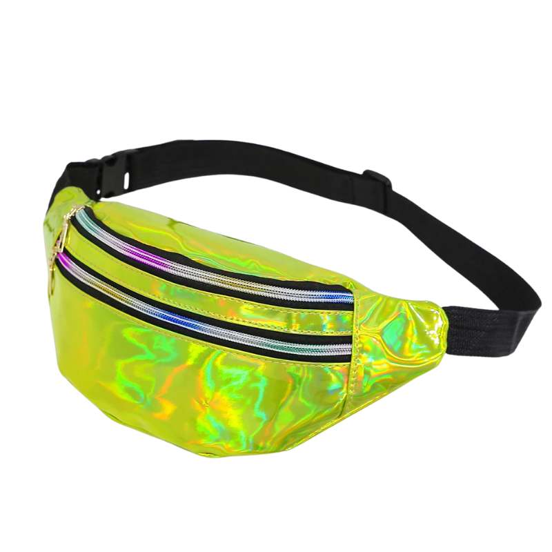 Sac banane jaune brillant