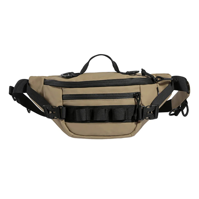 Sac banane multifonctionnel imperméable beige