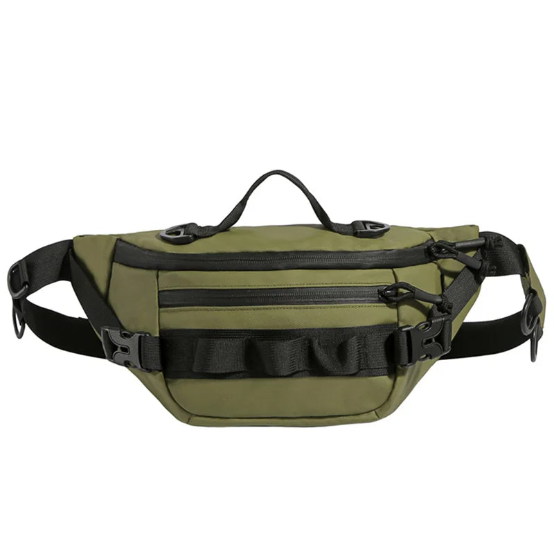 Sac banane multifonctionnel imperméable kaki