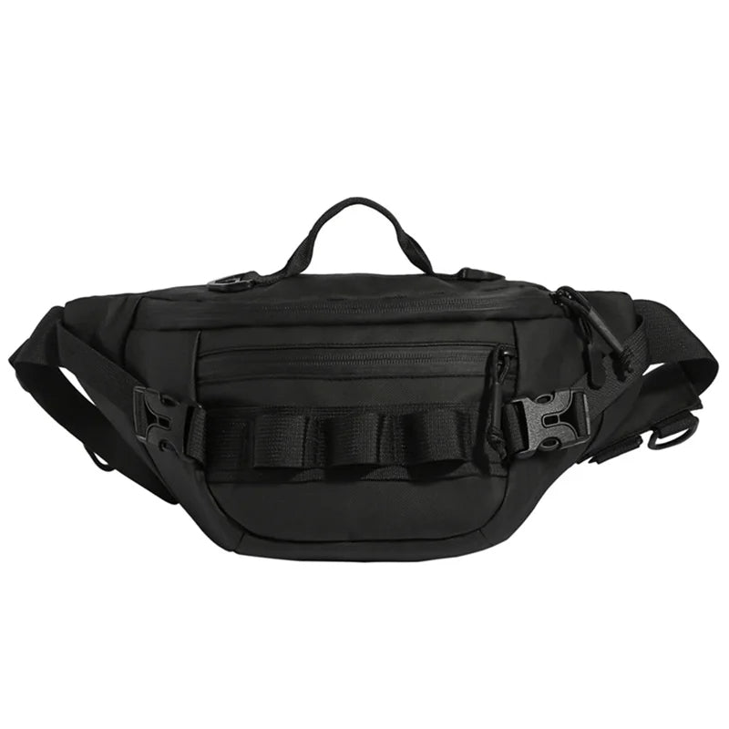 Sac banane multifonctionnel imperméable noir