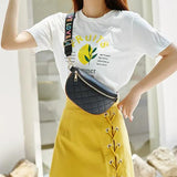 Sac banane noir femme avec bandoulière