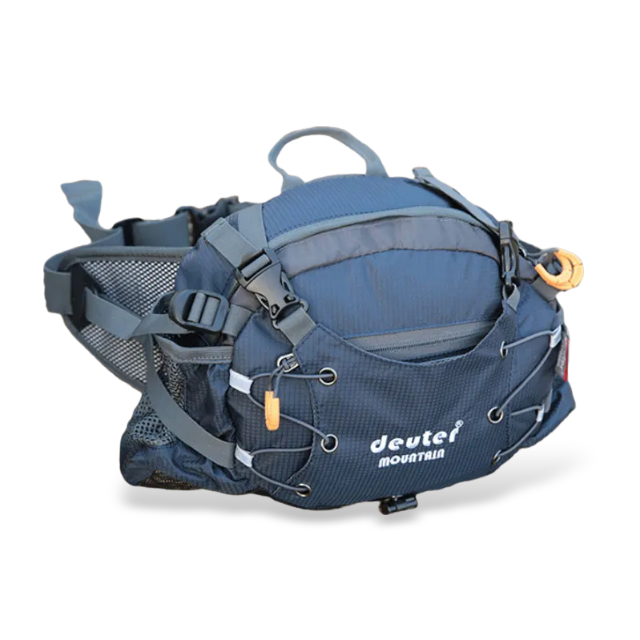 Sac banane randonnée bleu