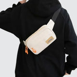 Sac banane sport blanc