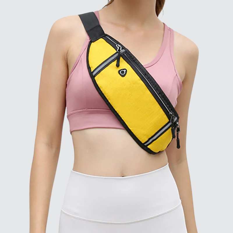 Sac banane sport extensible jaune