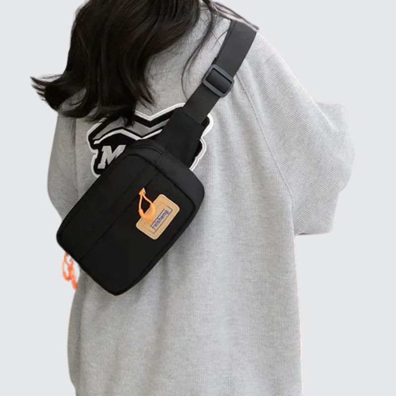 Sac banane sport noir