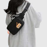 Sac banane sport noir